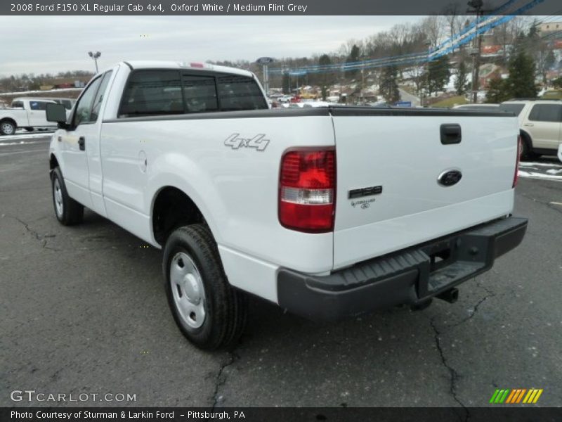 Oxford White / Medium Flint Grey 2008 Ford F150 XL Regular Cab 4x4