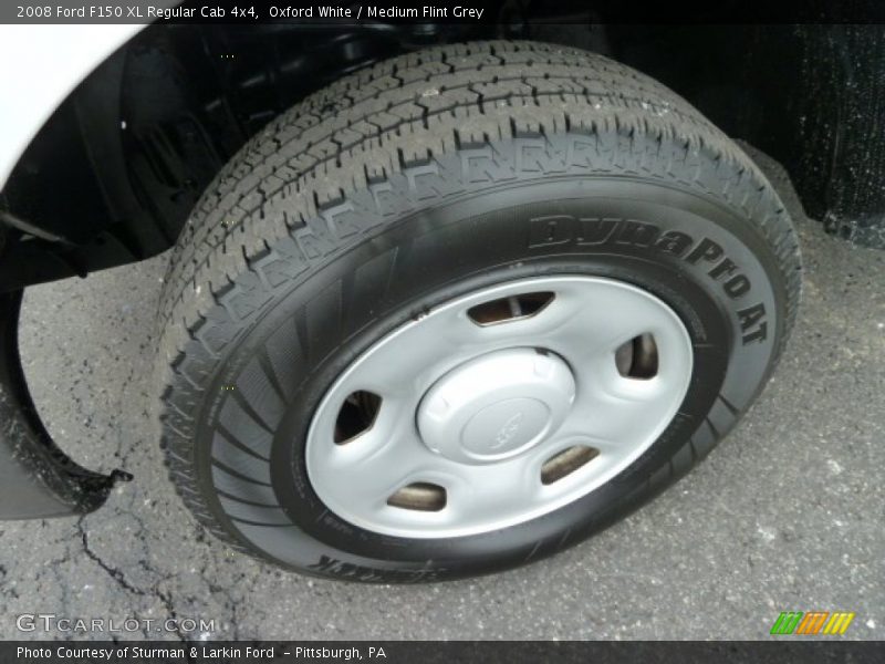 Oxford White / Medium Flint Grey 2008 Ford F150 XL Regular Cab 4x4