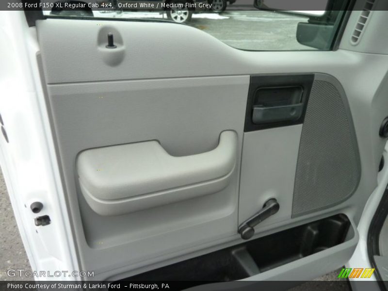Oxford White / Medium Flint Grey 2008 Ford F150 XL Regular Cab 4x4