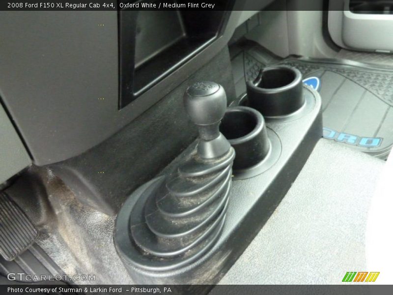 Oxford White / Medium Flint Grey 2008 Ford F150 XL Regular Cab 4x4