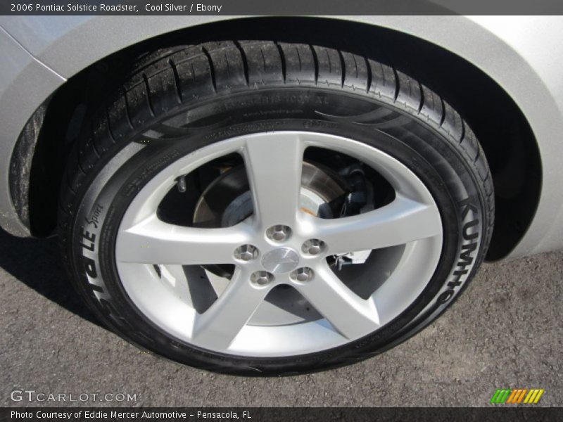 Cool Silver / Ebony 2006 Pontiac Solstice Roadster