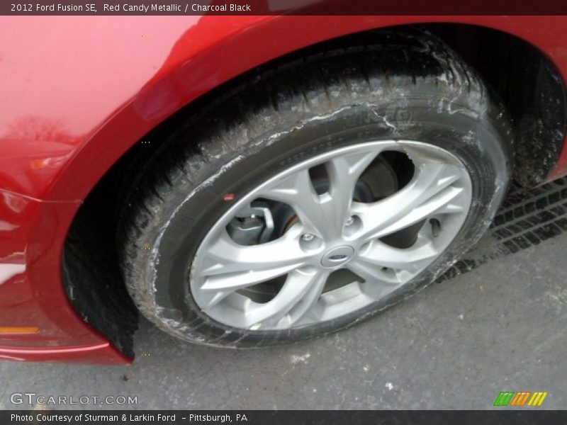 Red Candy Metallic / Charcoal Black 2012 Ford Fusion SE