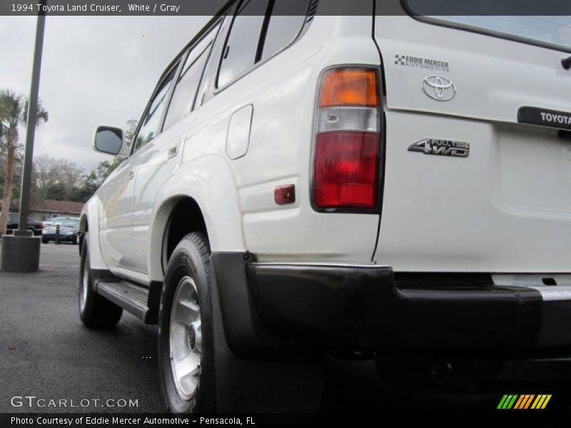 White / Gray 1994 Toyota Land Cruiser