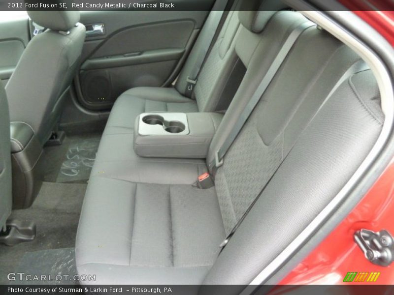 Red Candy Metallic / Charcoal Black 2012 Ford Fusion SE