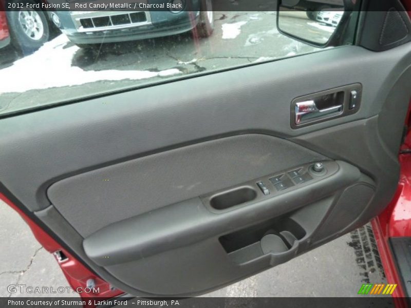 Red Candy Metallic / Charcoal Black 2012 Ford Fusion SE