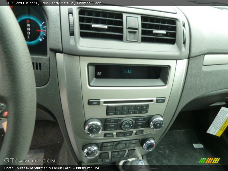 Red Candy Metallic / Charcoal Black 2012 Ford Fusion SE