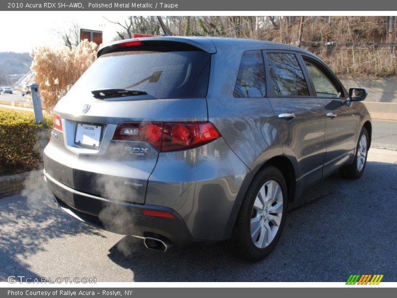 Polished Metal Metallic / Taupe 2010 Acura RDX SH-AWD