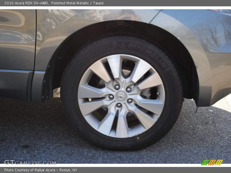 Polished Metal Metallic / Taupe 2010 Acura RDX SH-AWD