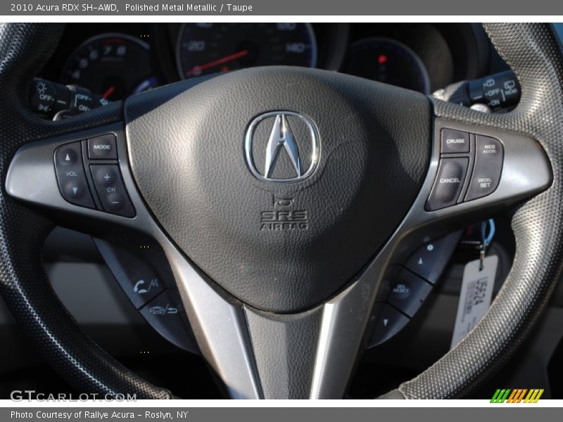 Polished Metal Metallic / Taupe 2010 Acura RDX SH-AWD