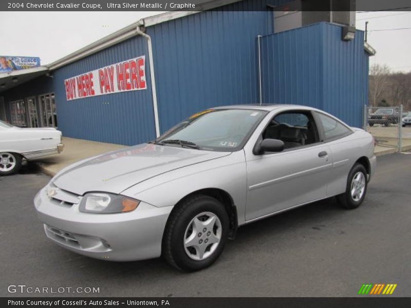 Ultra Silver Metallic / Graphite 2004 Chevrolet Cavalier Coupe