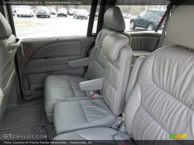 Ocean Mist Metallic / Gray 2009 Honda Odyssey EX-L