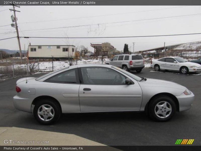 Ultra Silver Metallic / Graphite 2004 Chevrolet Cavalier Coupe