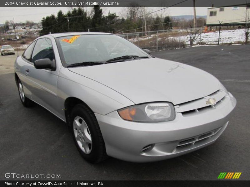 Ultra Silver Metallic / Graphite 2004 Chevrolet Cavalier Coupe