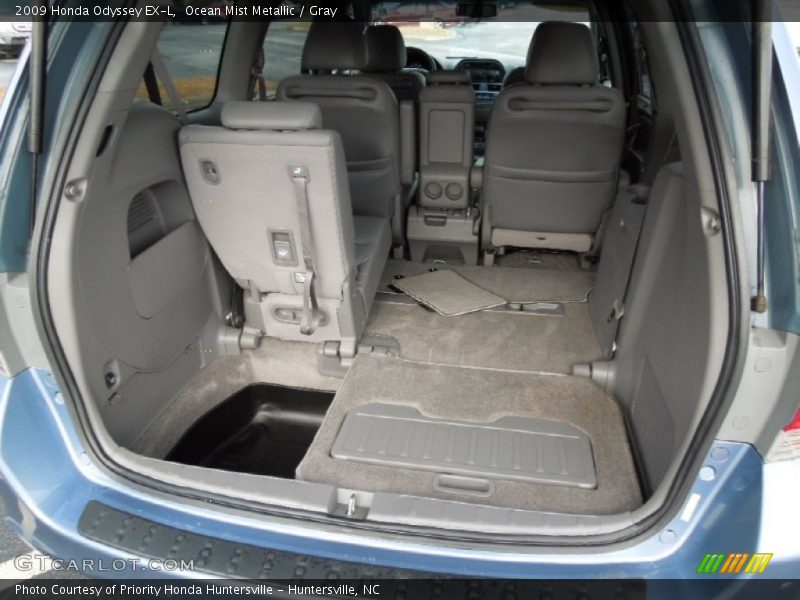 Ocean Mist Metallic / Gray 2009 Honda Odyssey EX-L