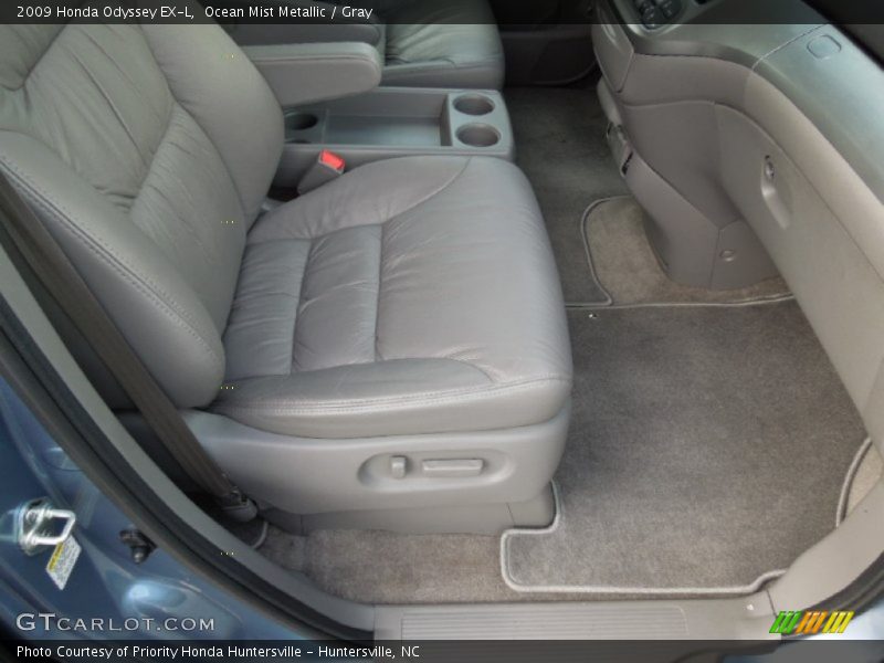 Ocean Mist Metallic / Gray 2009 Honda Odyssey EX-L