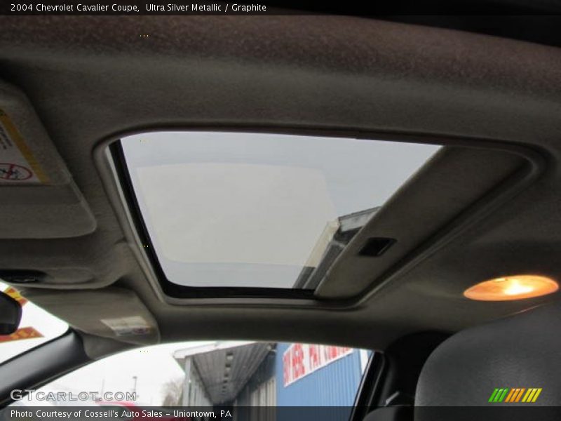 Ultra Silver Metallic / Graphite 2004 Chevrolet Cavalier Coupe