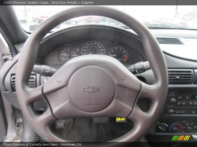 Ultra Silver Metallic / Graphite 2004 Chevrolet Cavalier Coupe