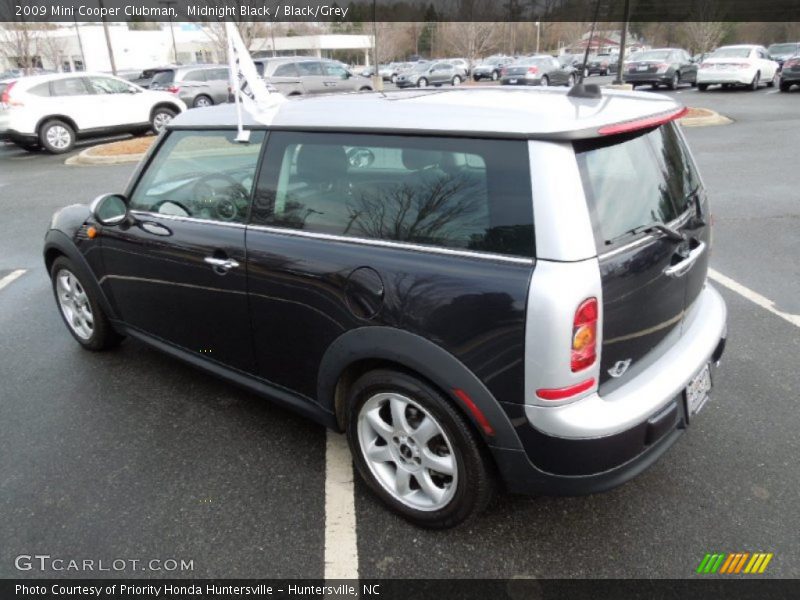 Midnight Black / Black/Grey 2009 Mini Cooper Clubman