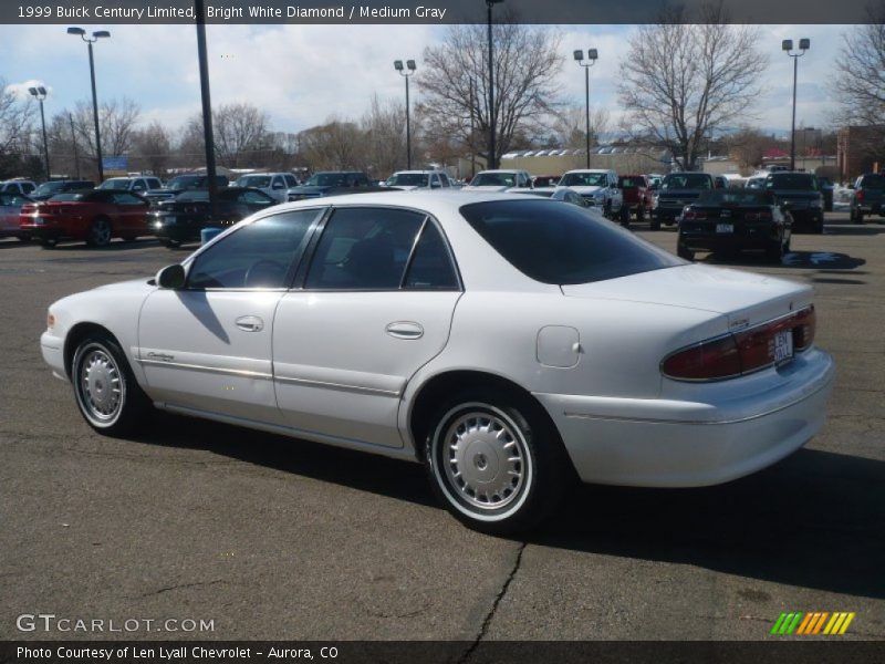 Bright White Diamond / Medium Gray 1999 Buick Century Limited