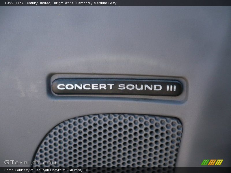 Bright White Diamond / Medium Gray 1999 Buick Century Limited