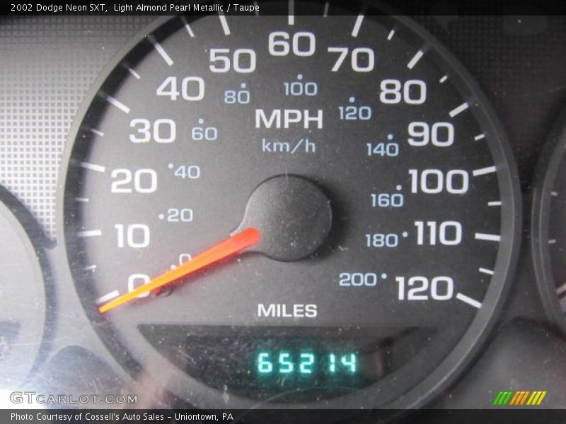 Light Almond Pearl Metallic / Taupe 2002 Dodge Neon SXT