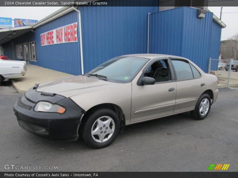 Sandrift Metallic / Graphite 2004 Chevrolet Cavalier Sedan