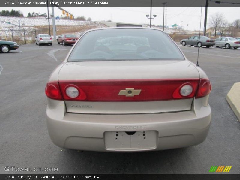 Sandrift Metallic / Graphite 2004 Chevrolet Cavalier Sedan