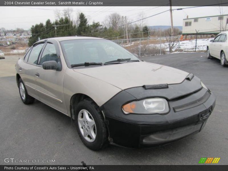 Sandrift Metallic / Graphite 2004 Chevrolet Cavalier Sedan