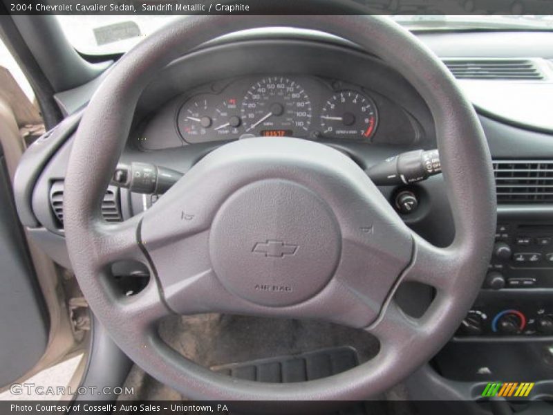 Sandrift Metallic / Graphite 2004 Chevrolet Cavalier Sedan
