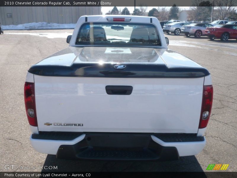 Summit White / Ebony 2010 Chevrolet Colorado Regular Cab