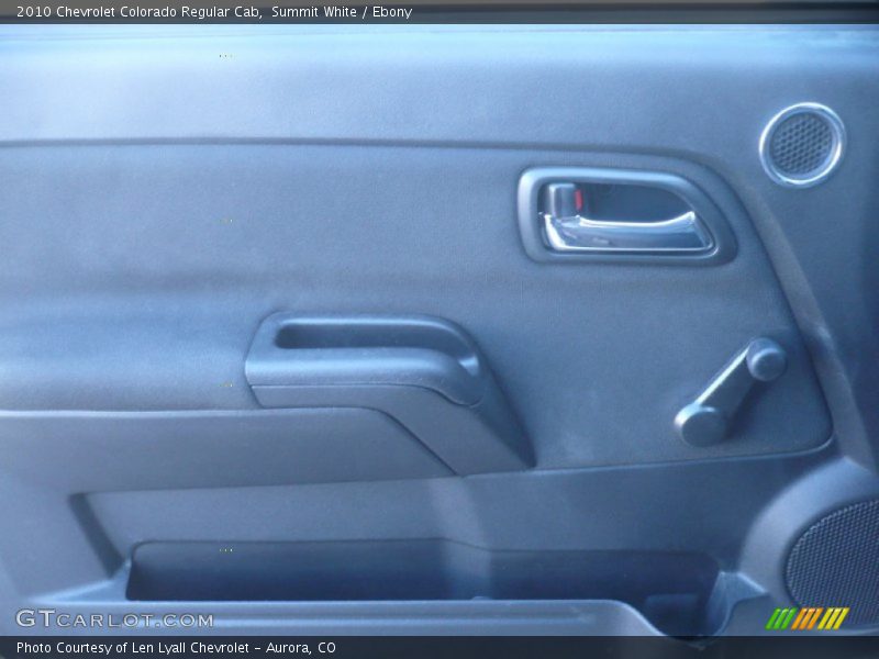 Summit White / Ebony 2010 Chevrolet Colorado Regular Cab