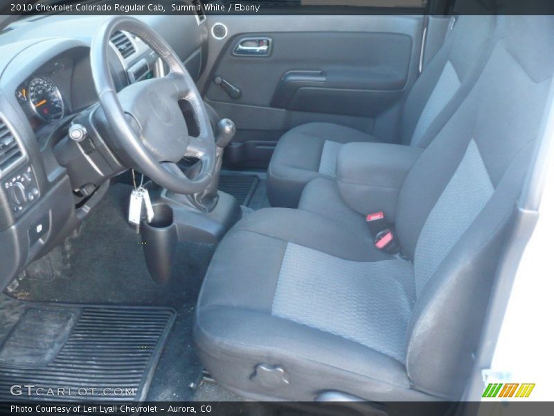 Summit White / Ebony 2010 Chevrolet Colorado Regular Cab