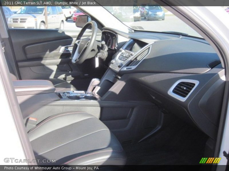 Olympic White / Jet Black 2011 GMC Terrain SLT AWD