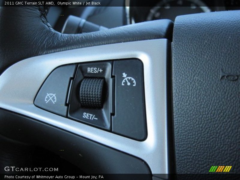 Olympic White / Jet Black 2011 GMC Terrain SLT AWD