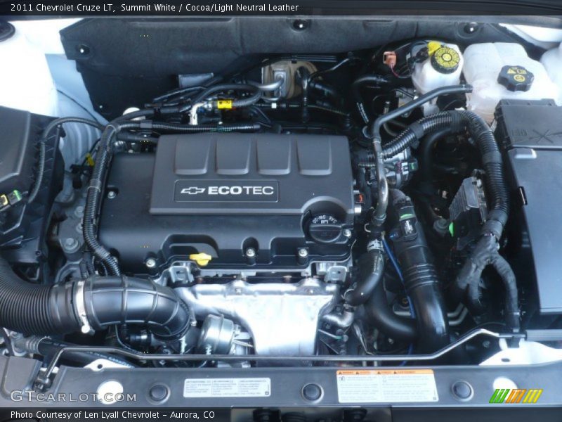 Summit White / Cocoa/Light Neutral Leather 2011 Chevrolet Cruze LT