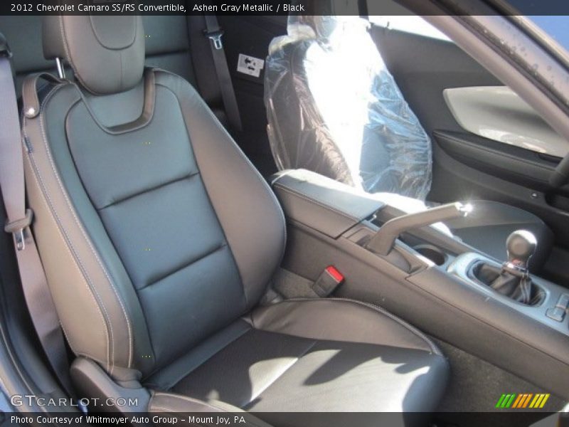 Ashen Gray Metallic / Black 2012 Chevrolet Camaro SS/RS Convertible