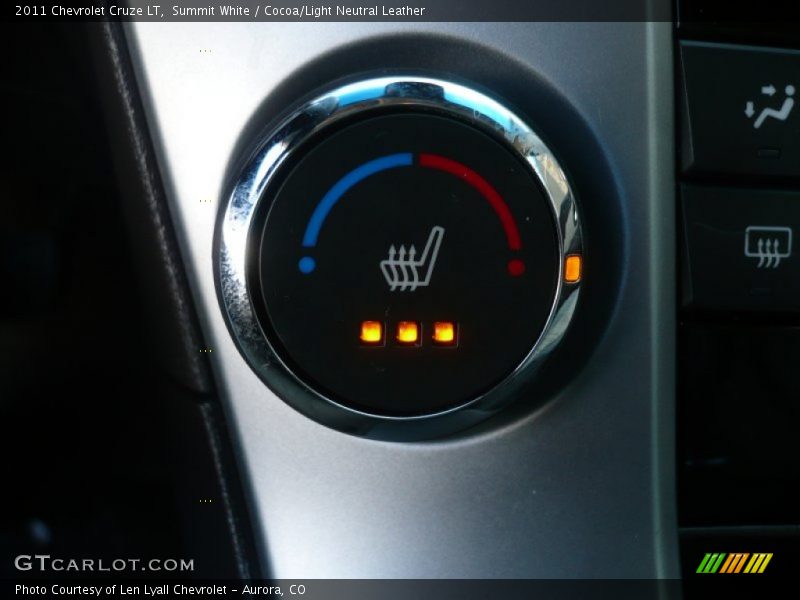 Summit White / Cocoa/Light Neutral Leather 2011 Chevrolet Cruze LT