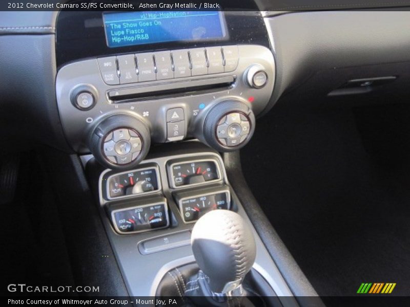 Ashen Gray Metallic / Black 2012 Chevrolet Camaro SS/RS Convertible