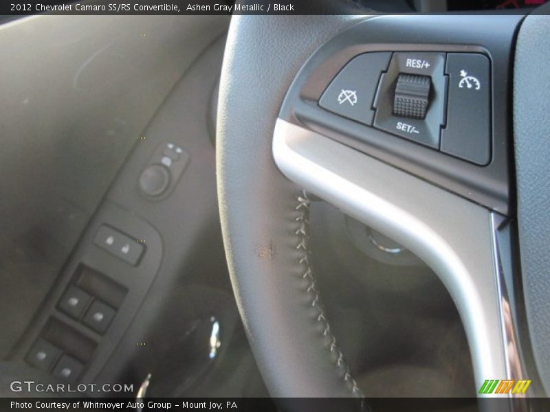 Ashen Gray Metallic / Black 2012 Chevrolet Camaro SS/RS Convertible