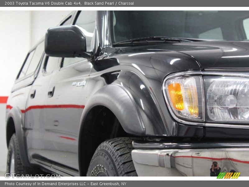 Black Sand Pearl / Charcoal 2003 Toyota Tacoma V6 Double Cab 4x4