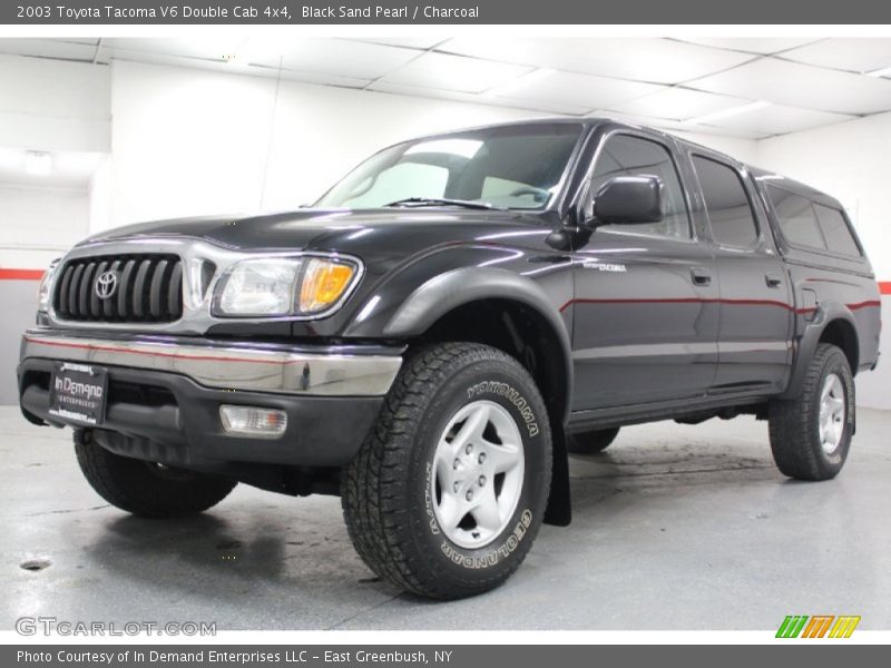 Black Sand Pearl / Charcoal 2003 Toyota Tacoma V6 Double Cab 4x4