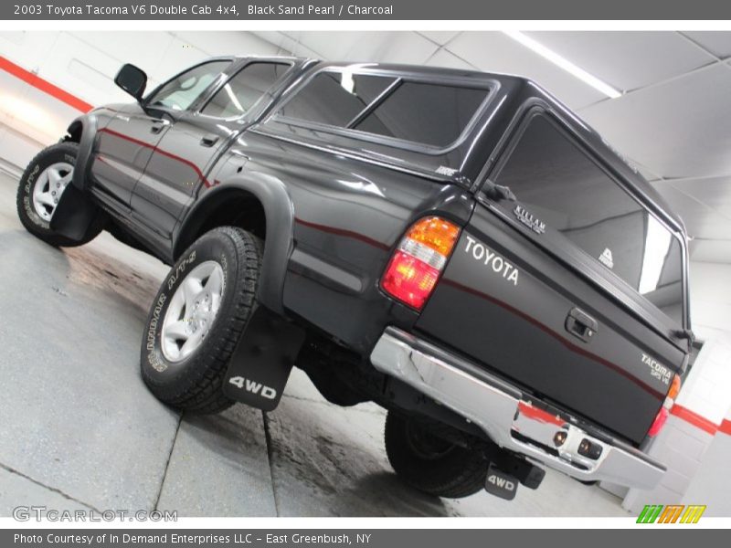 Black Sand Pearl / Charcoal 2003 Toyota Tacoma V6 Double Cab 4x4
