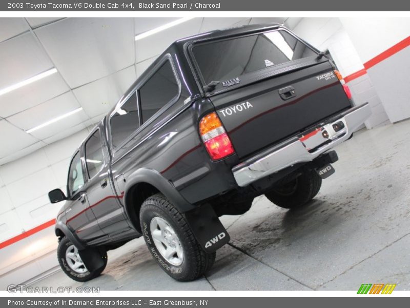 Black Sand Pearl / Charcoal 2003 Toyota Tacoma V6 Double Cab 4x4