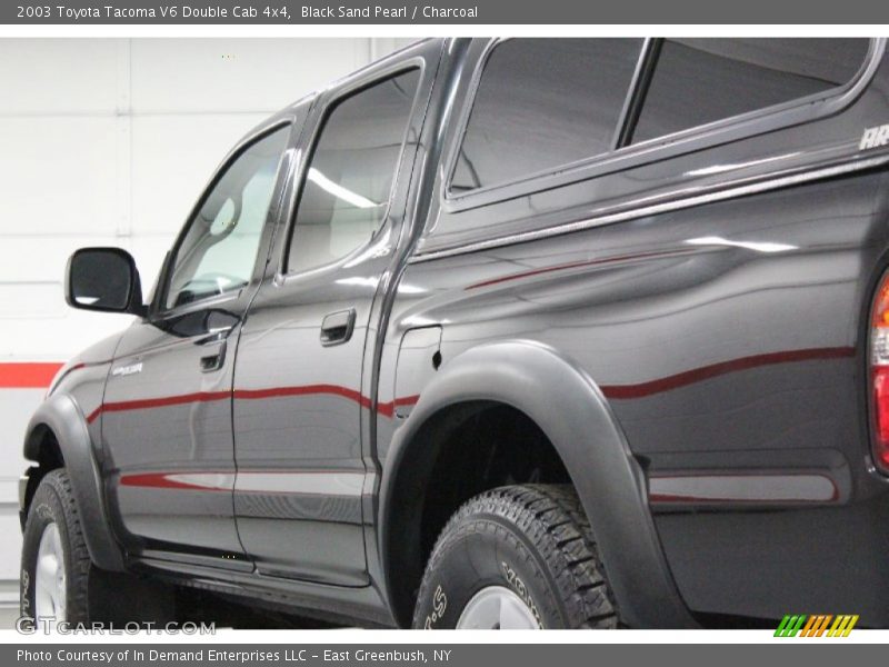 Black Sand Pearl / Charcoal 2003 Toyota Tacoma V6 Double Cab 4x4