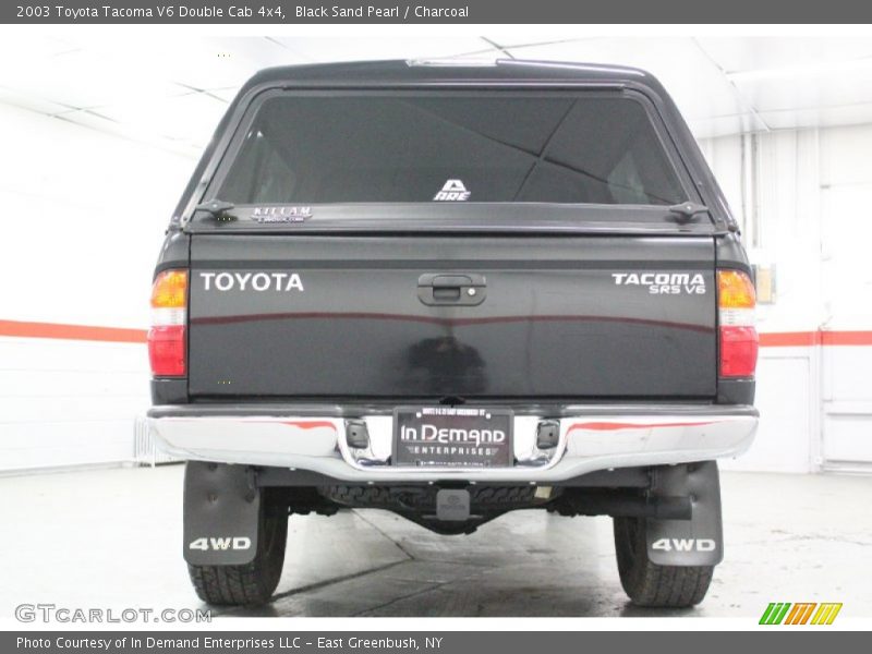 Black Sand Pearl / Charcoal 2003 Toyota Tacoma V6 Double Cab 4x4