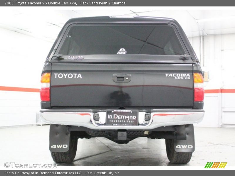 Black Sand Pearl / Charcoal 2003 Toyota Tacoma V6 Double Cab 4x4