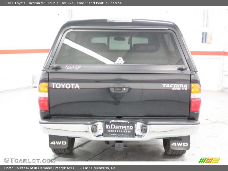 Black Sand Pearl / Charcoal 2003 Toyota Tacoma V6 Double Cab 4x4