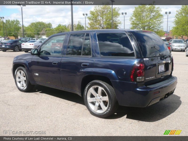 Imperial Blue Metallic / Ebony 2008 Chevrolet TrailBlazer SS 4x4