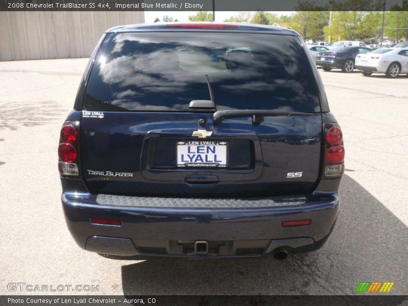 Imperial Blue Metallic / Ebony 2008 Chevrolet TrailBlazer SS 4x4