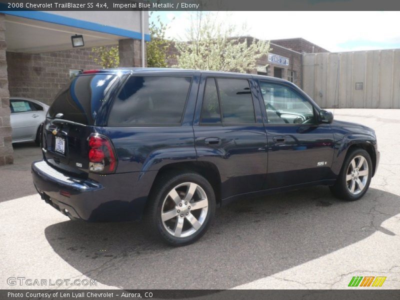 Imperial Blue Metallic / Ebony 2008 Chevrolet TrailBlazer SS 4x4